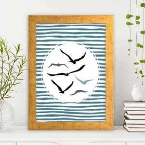 Image of AC4446785896 Multicolor Decorative Framed MDF Painting