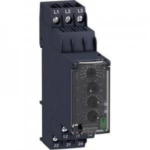 Image of Monitoring relay 380, 380 - 480, 480 V DC, V AC 2 change-overs Schneider Electric RM22TR33
