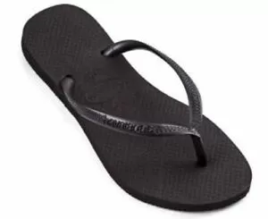 Image of Havaianas Top Flip Flops - Black - UK 6-7