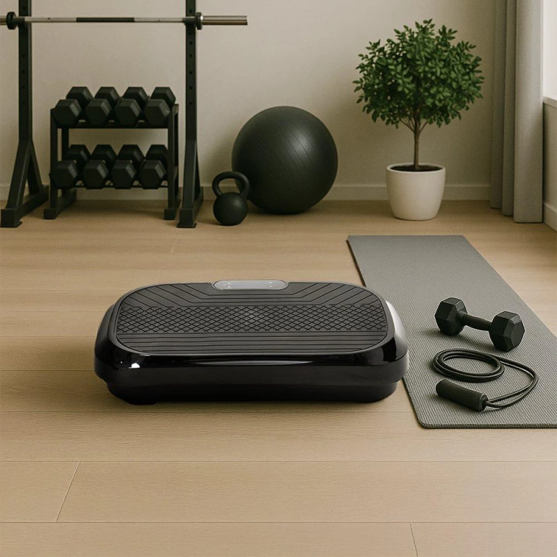 Image of LIFE IDEAS SPORT Vibration Plate Exercise Machine with Remote Black unisex One size