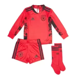 Image of 2020-2021 Germany Home Adidas Goalkeeper Mini Kit