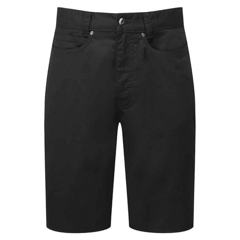 Image of Premier Premier Men Performance Chino Casual Shorts in Black Size: 34R Black 34R Male 5063300438640