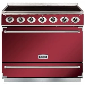 Image of Falcon F900SEICYN 69750 90cm Single Cavity Induction Range Cooker - Cberry