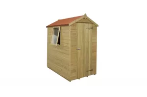 Image of Forest Garden 6 x 4ft Apex Tongue & Groove Pressure Treated Shed