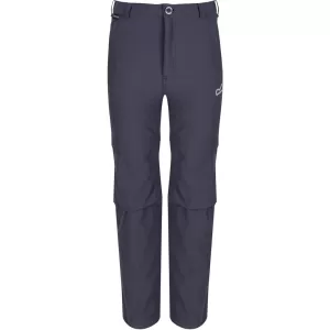 Image of Regatta Hikefell Stretch Zip Off Trousers - age 3-4 - grey