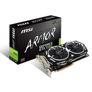 Image of MSI GTX 1060 Armor OC V1 6GB DDR5 PCIE 8MSGTX1060ARMOR6G