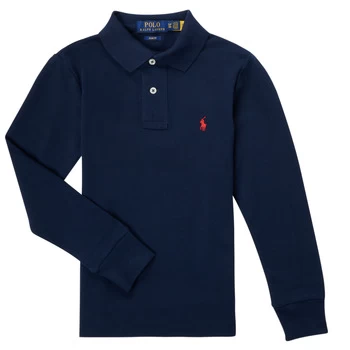 Image of Polo Ralph Lauren FINA boys's Childrens polo shirt in Blue - Sizes 6 / 7 years,8 / 9 years,10 / 12 years,13 / 14 years