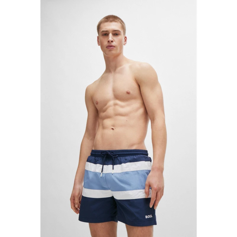 Image of Boss Boss Rico 10259623 01 Swim Shorts S Blue 35430718350