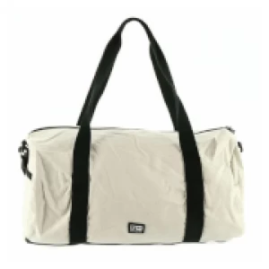 Image of Loungefly Disney Mickey Mouse Taupe Embroidered Duffle Bag