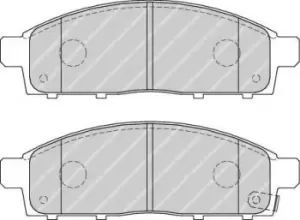 Image of Ferodo FDB4023 Brake Pad Set Front Axle Premier Car