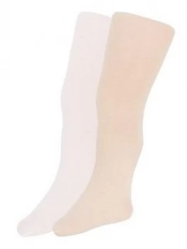 Image of Monsoon Baby Girls 2Pk Bridal Spot Tights - Multi