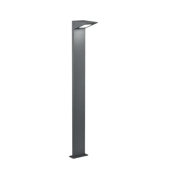 Image of Nelson Modern 100cm Outdoor Bollard Anthracite 3000K IP54
