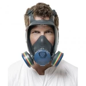 Image of Moldex 9000 Full Face Mask Lightweight Peripheral Vision Large Grey