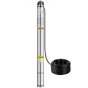 Image of 2" Inch Submersible Deep Well Water Pump 30l/min 55m, 230v, 0.37kw 14m Cable