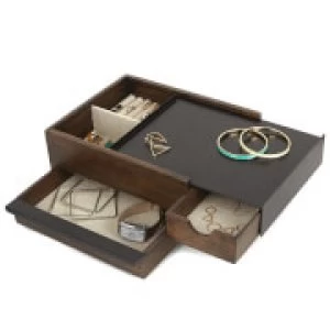 Image of Umbra Stowit Jewellery Box - Black Walnut