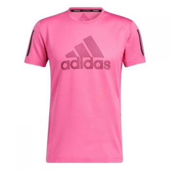 Image of adidas AEROREADY Warrior T-Shirt Mens - Pink