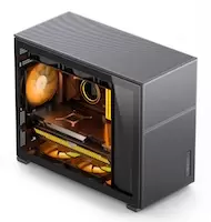 Image of Jonsbo D31 Mesh Micro-ATX PC Case - Black, Tempered Glass