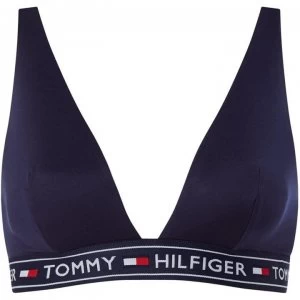 Image of Tommy Bodywear Nostalgia Triangle Bralette - Navy