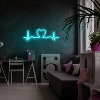 Image of Love Rhythm - Blue Blue Wall Lamp