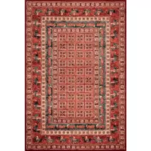 Image of Rug Kashqai Light Red 160x240cm Carpet Large Rugs - Red