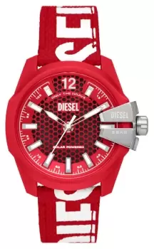 Image of Diesel DZ4619 Baby Chief Red and Black Dial Red Recycled Watch