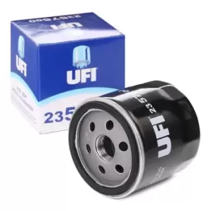 Image of UFI Oil filter Spin-on Filter 23.575.00 Engine oil filter VW,AUDI,SKODA,Golf VII Schragheck (5G1, BQ1, BE1, BE2),Polo Schragheck (6R1, 6C1)