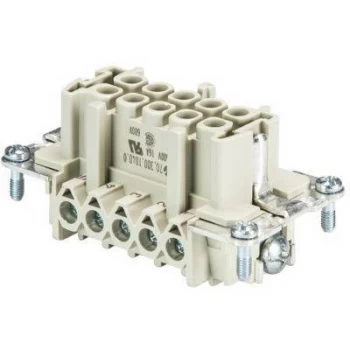 Image of Wieland 70.300.1040.0 Industrial Connector, 10 Pin + PE Socket insert