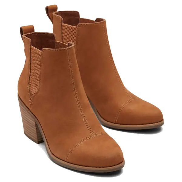 Image of Toms Womens Everly Pull On Chelsea Ankle Boots - UK 6