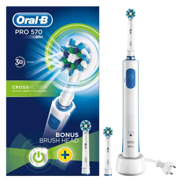 Image of Oral B Pro 570 CrossAction Electric Toothbrush