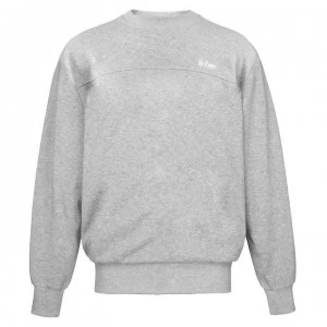 Image of Lee Cooper Fleece Crew Sweater Mens - Grey