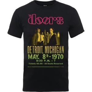Image of The Doors - Gradient Show Poster Unisex Medium T-Shirt - Black