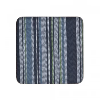 Image of Denby Black Stripe Coasters Set of 6
