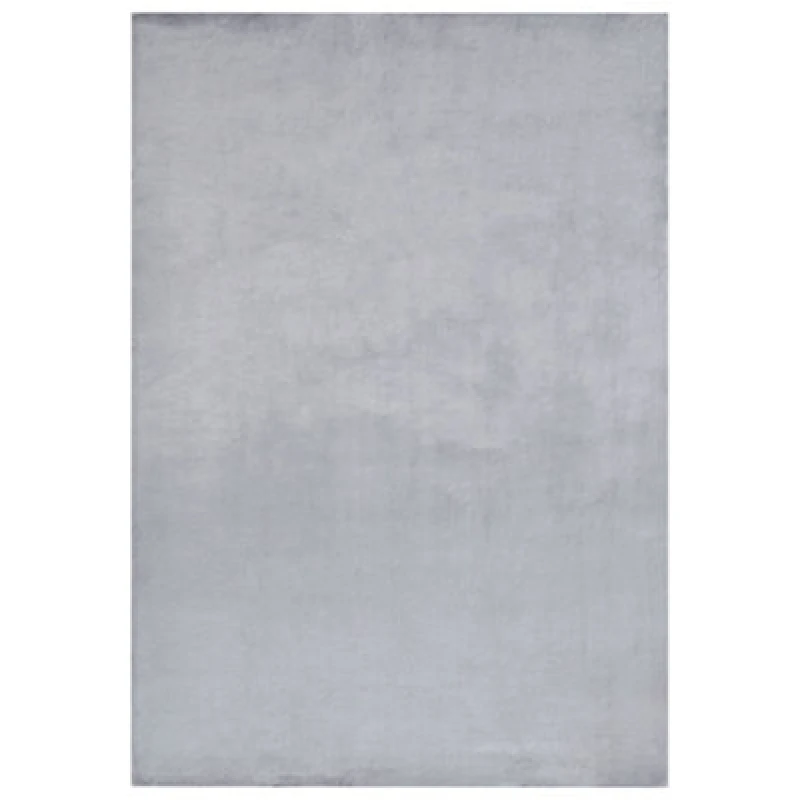 Image of Beliani Faux Fur Rug Mirpur Grey 160 X 230 Cm