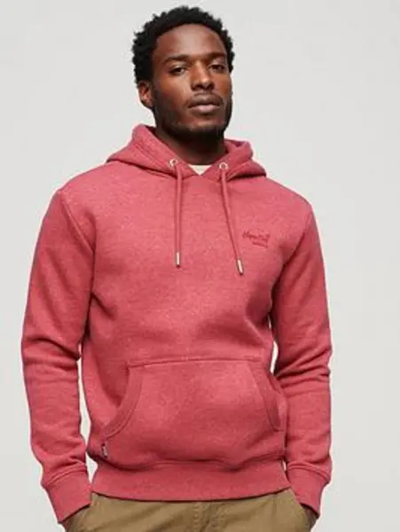 Image of Superdry Berry Essential Logo Hoodie
