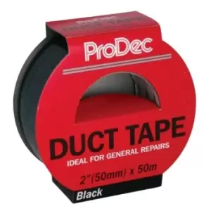 Image of ProDec 2" Black Duct Tape- you get 12