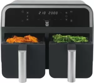 Image of PROGRESS EK5315WW 2400W 7.4L Digital Dual Air Fryer