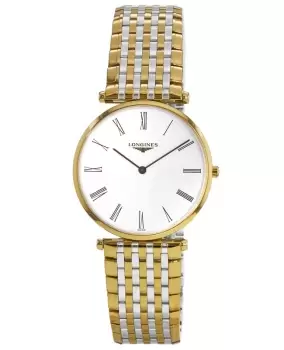 Image of Longines La Grande Classique Quartz Two Tone Band Mens Watch L4.755.2.11.7 L4.755.2.11.7