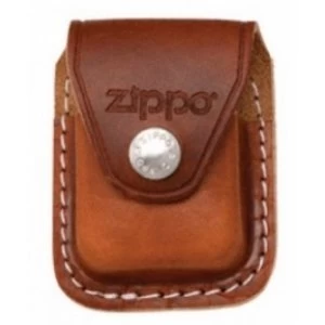 Image of Zippo Brown Lighter Pouch With Clip Leather