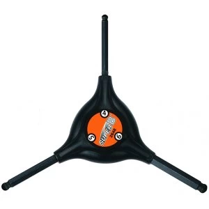 Image of Super B TB-2648 Ball Ended Hex Key Wrench 4/5/6mm