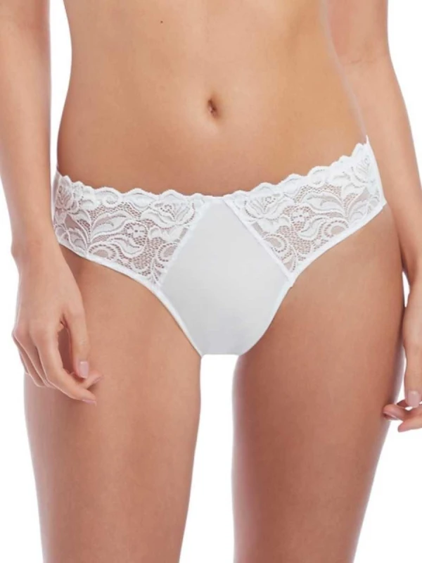 Image of Wacoal Womens Eglantine Brief in White Size: 14 White Female 14