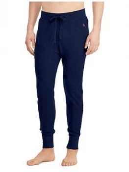 Image of Polo Ralph Lauren Waffle Lounge Pants - Cruise Navy, Cruise Navy Size M Men
