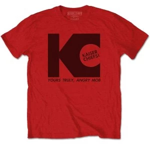 Image of Kaiser Chiefs - Yours Truly Unisex Medium T-Shirt - Red