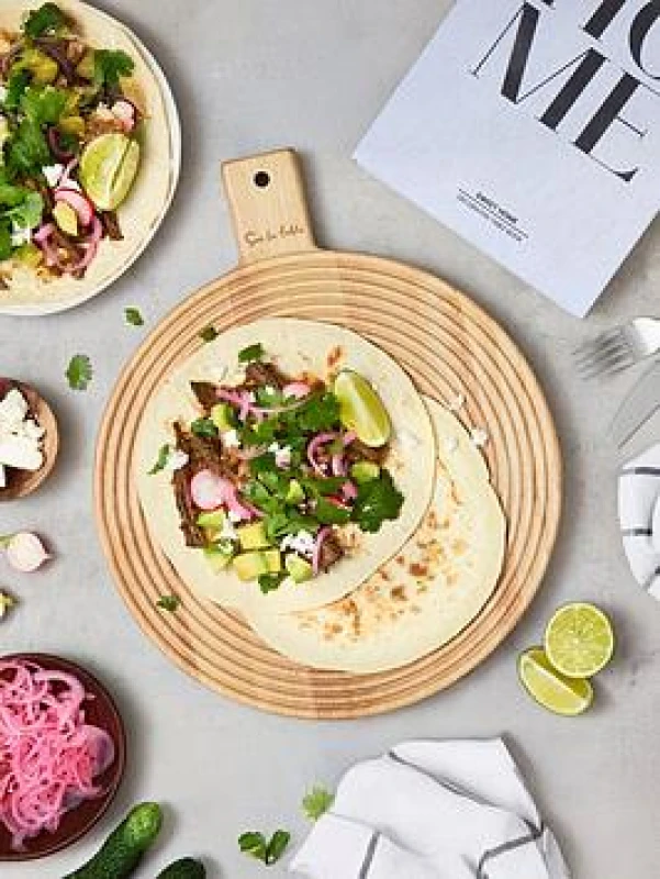 Image of SUR LA TABLE Colour Me Happy Large Paddle Board Brown ONE SIZE