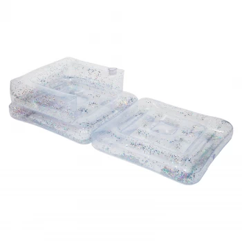 Image of Sunnylife Inflatable Lilo Chair Glitter - Holographic