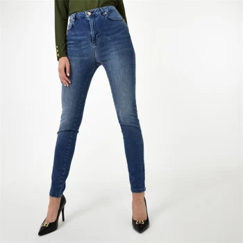Image of Biba High Waisted Stevie Jeans - Light blue
