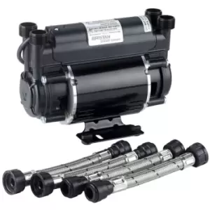 Image of Stuart Turner Black 1.5 Bar Twin Impeller Shower Pump - ST-PUMP15TN - Bristan