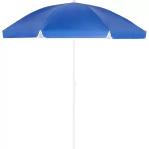Image of Kingsleeve Beach Sun Parasol Outdoor Garden 180 + 200cm Umbrella Tilt Sun Shade blau - 180cm (de)