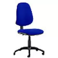 Image of Dynamic Independent Seat & Back Task Operator Chair Without Arms Eclipse Plus III Stevia Blue Seat Without Headrest High Back