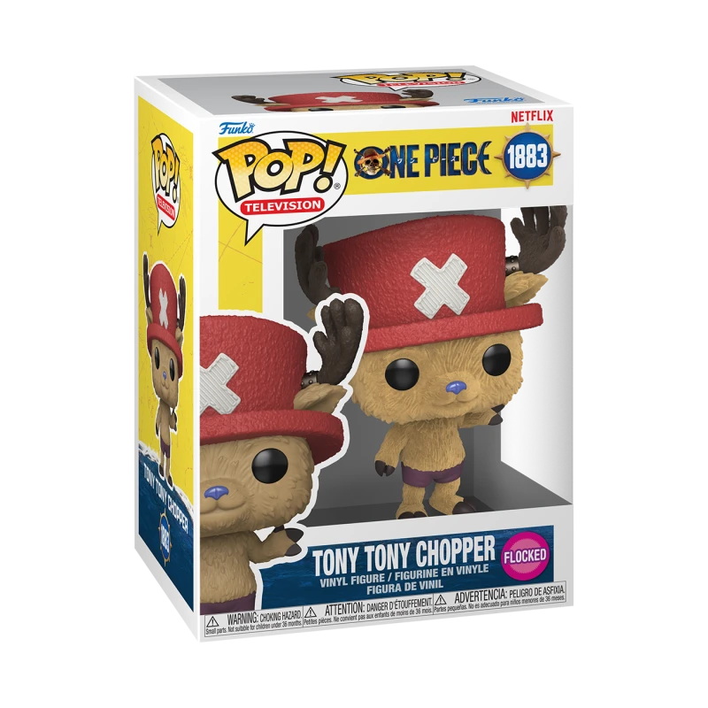 Image of POP! TV: One Piece S1 - Chopper (Flocked) Funko POP! Vinyl Merch