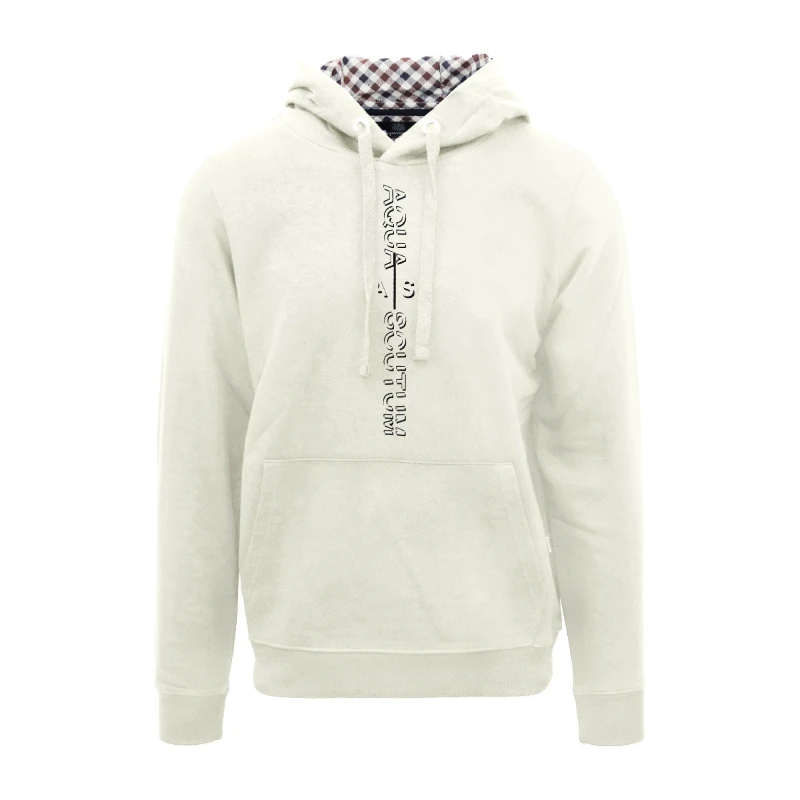Image of Aquascutum Mens Hdy Sweat Pull Over Hoodie - Yellow Male S